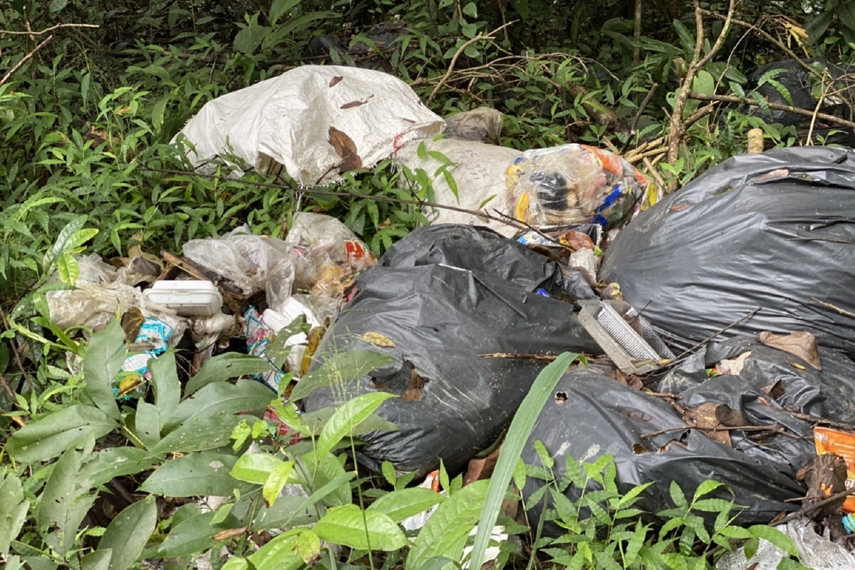 เปิดภาพมือดีทิ้งขยะเขตอุทยานเขาใหญ่ ผิดกม.-ทำลายสัตว์ป่า