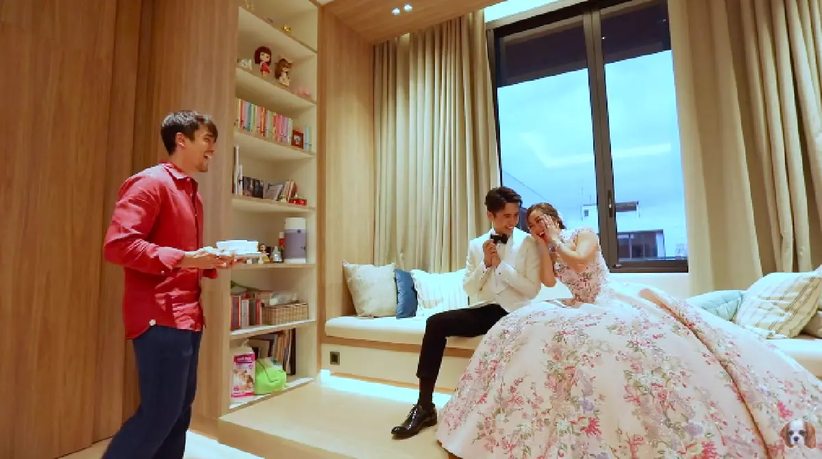 “นิว ชัยพล” ดีลพระเอกดังให้มาเสิร์ฟบัวลอยงานแต่ง งานนี้ “เมษา” แฮปปี้สุด!