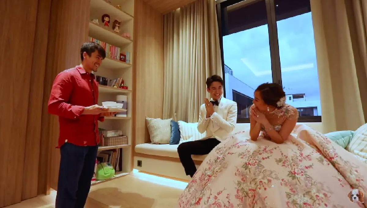 “นิว ชัยพล” ดีลพระเอกดังให้มาเสิร์ฟบัวลอยงานแต่ง งานนี้ “เมษา” แฮปปี้สุด!