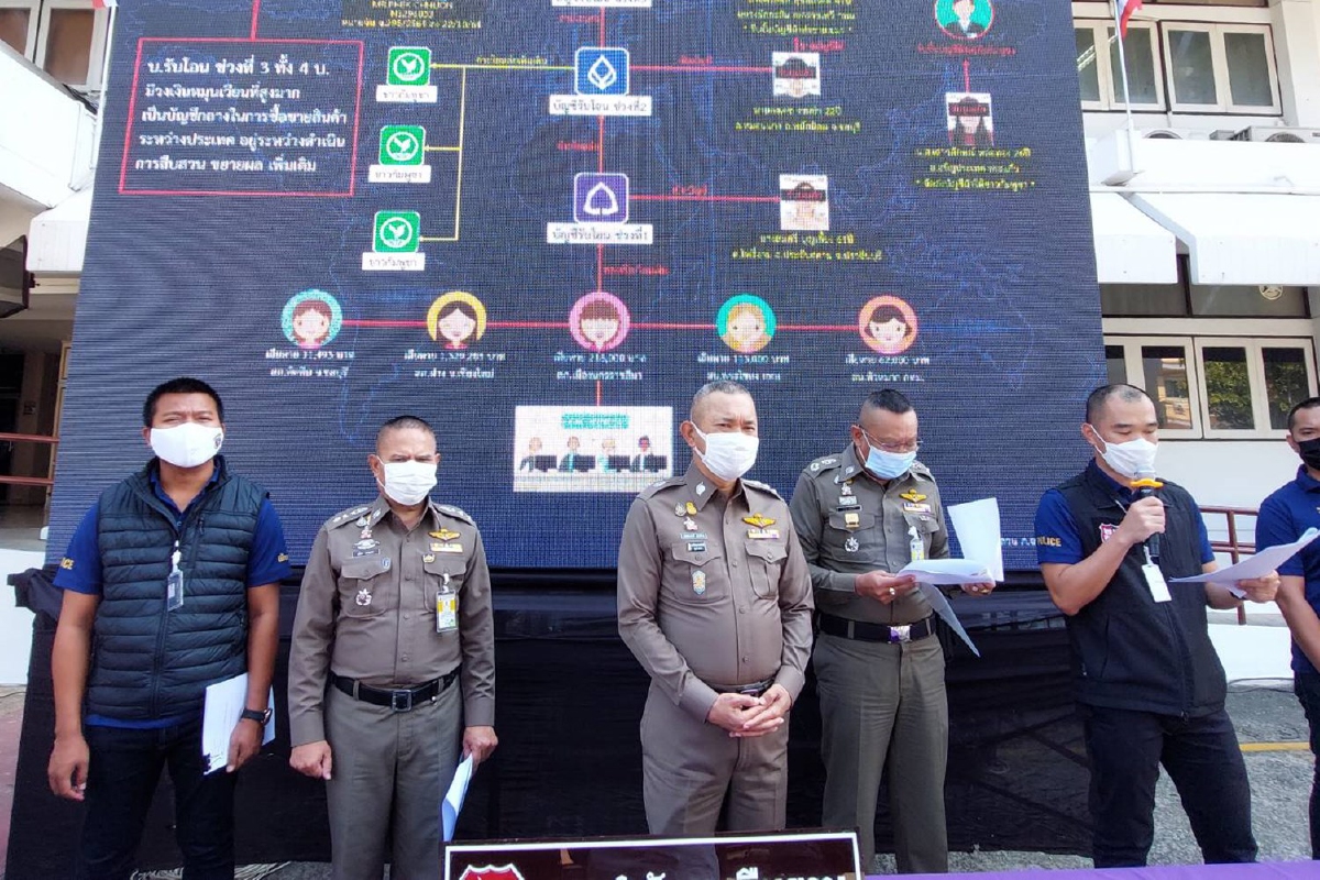 ตร.ภาค3แถลงจับแก๊งคอลเซ็นเตอร์ตุ๋นเหยื่อสูญ2.4ล้าน ตร.ภาค3แถลงจับแก๊งคอลเซ็นเตอร์ตุ๋นเหยื่อสูญ2.4ล้าน