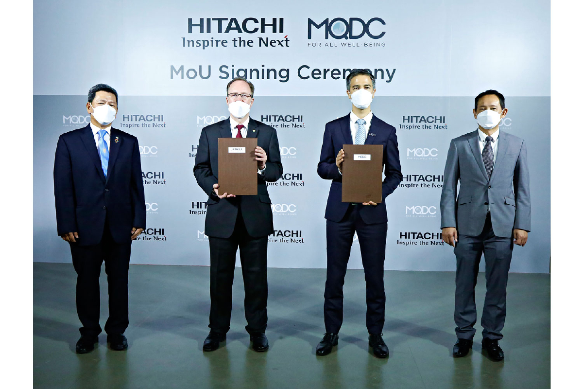 ฮิตาชิ จับมือ MQDC ร่วมลงนามความร่วมมือ พัฒนาแผนแม่บทดิจิทัล Placemaking 5.0 ฮิตาชิ จับมือ MQDC ร่วมลงนามความร่วมมือ พัฒนาแผนแม่บทดิจิทัล Placemaking 5.0