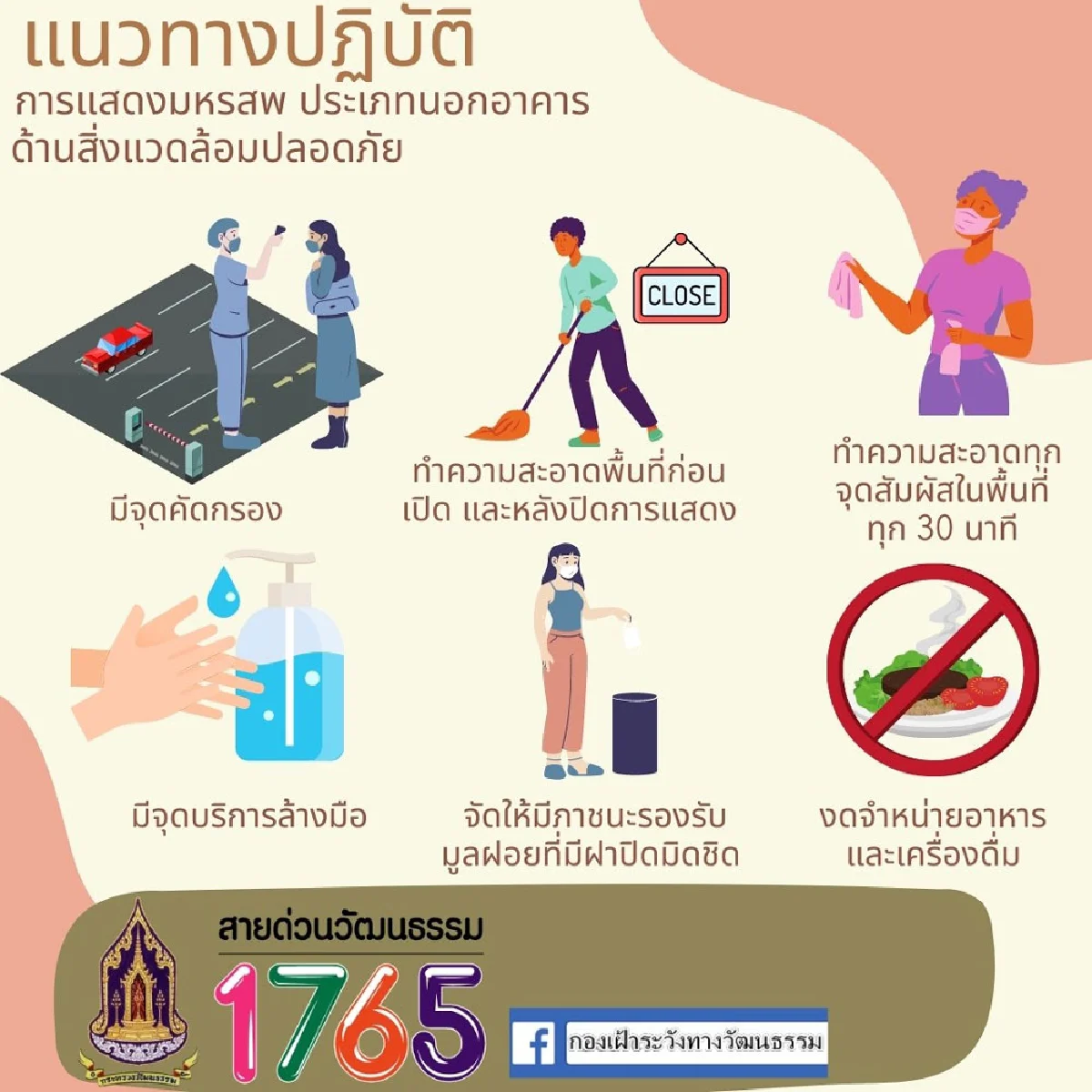 ศบค.ไฟเขียวมาตรการผ่อนปรนการแสดงมหรสพ วธ.เร่งแจ้งแนวทางปฏิบัติป้องกันโควิด-19