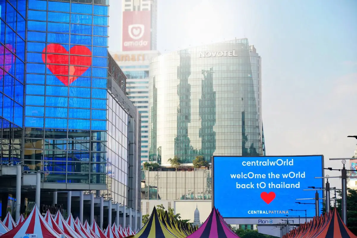 Welcome to Thailand เซ็นทรัลต้อนรับนักท่องเที่ยว ผ่านจอดิจิทัลอินเตอร์แอ็คทีฟที่ใหญ่ที่สุดในโลก