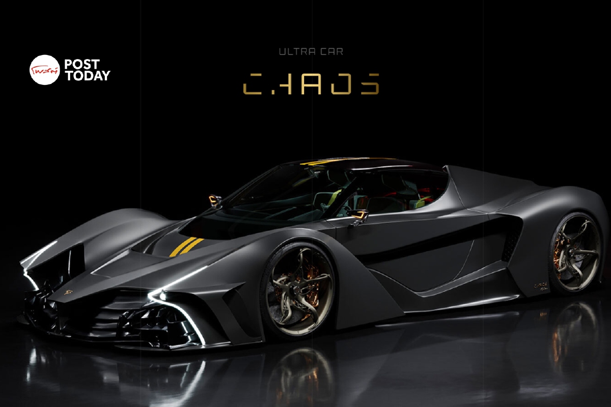 Chaos รถยนต์ Ultra car คันแรกของโลก ขุมพลัง 3,065 แรงม้า Chaos รถยนต์ Ultra car คันแรกของโลก ขุมพลัง 3,065 แรงม้า