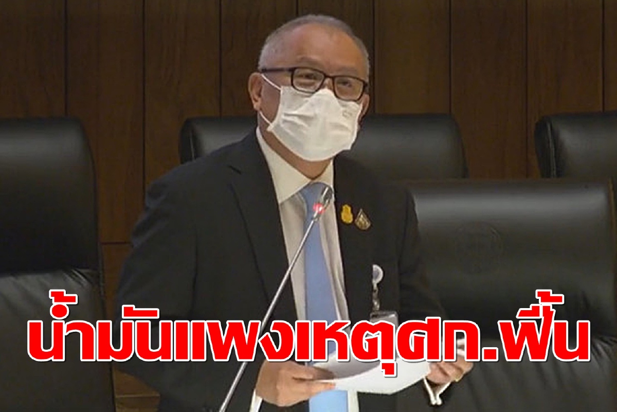 “สุพัฒนพงษ์”แจงปมน้ำมันแพงเหตุเศรษฐกิจฟื้นจากโควิด-ตะวันตกต้องการน้ำมัน “สุพัฒนพงษ์”แจงปมน้ำมันแพงเหตุเศรษฐกิจฟื้นจากโควิด-ตะวันตกต้องการน้ำมัน