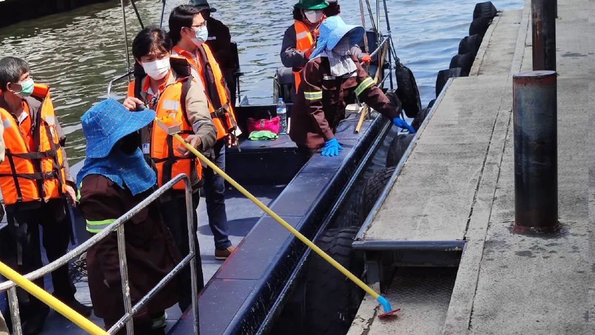 MEA ลงพื้นที่ตรวจสอบระบบไฟฟ้าเพื่อความปลอดภัย ของประชาชนท่าเรือริมคลองแสนแสบ