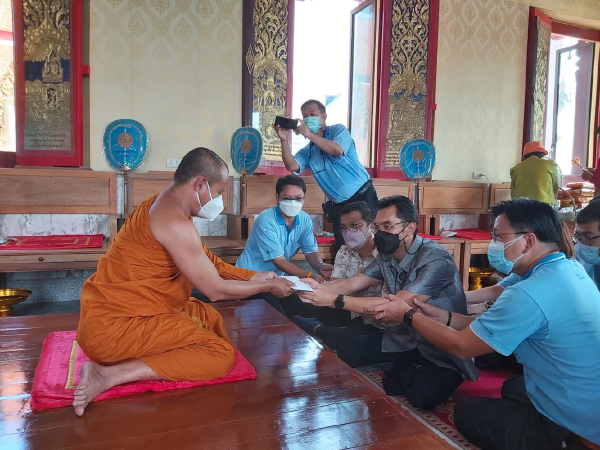 กปน. ได้ร่วมทอดกฐินและผ้าป่าสามัคคีวัดสำแล