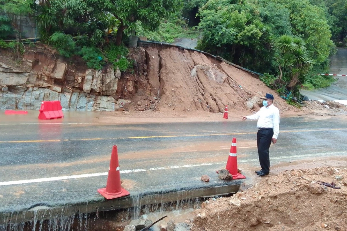 ดินสไลด์ห้องพักโรงแรมเกาะสมุยห้ามใช้อาคารชั่วคราว