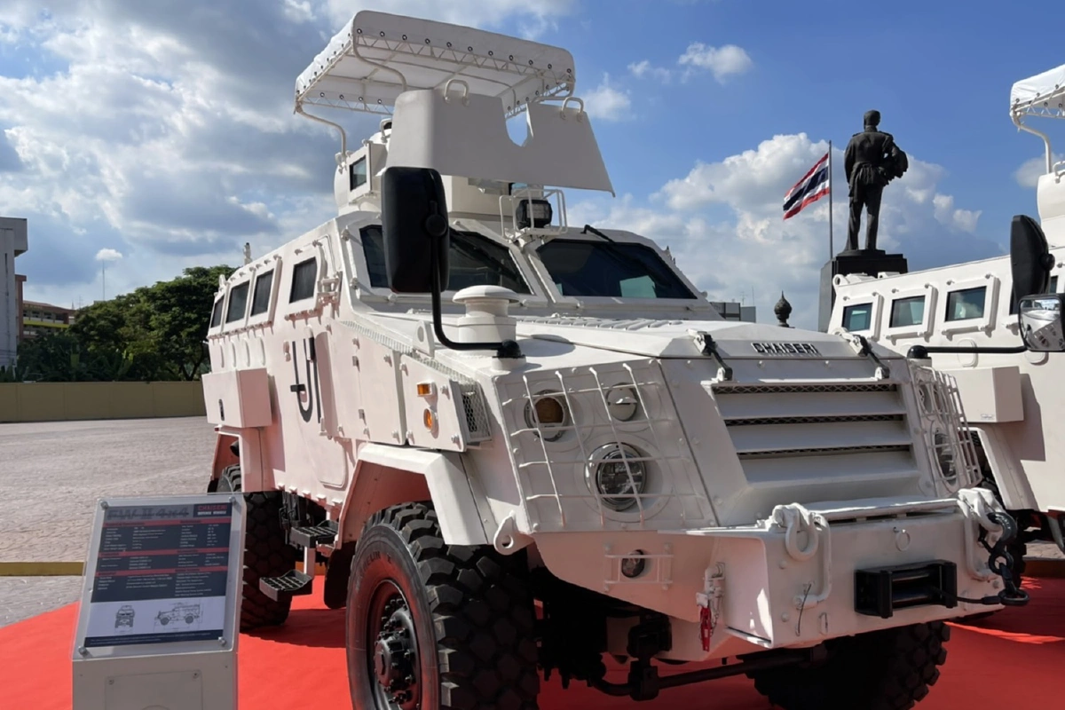 สทป.ส่งมอบยานเกราะล้อยางแบบ4x4ให้ภูฏาน