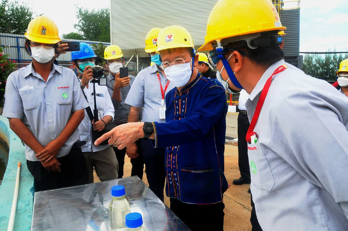 ผู้ว่าอ่างทอง ลงพื้นที่ตรวจผลการปรับปรุงโรงงาน จ.อ่างทอง