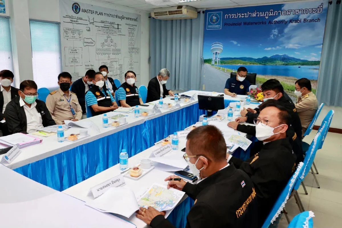 มท.2 สั่งการเตรียมพร้อมเพิ่มกำลังผลิตน้ำประปา รองรับท่องเที่ยวไฮซีซั่นภาคใต้