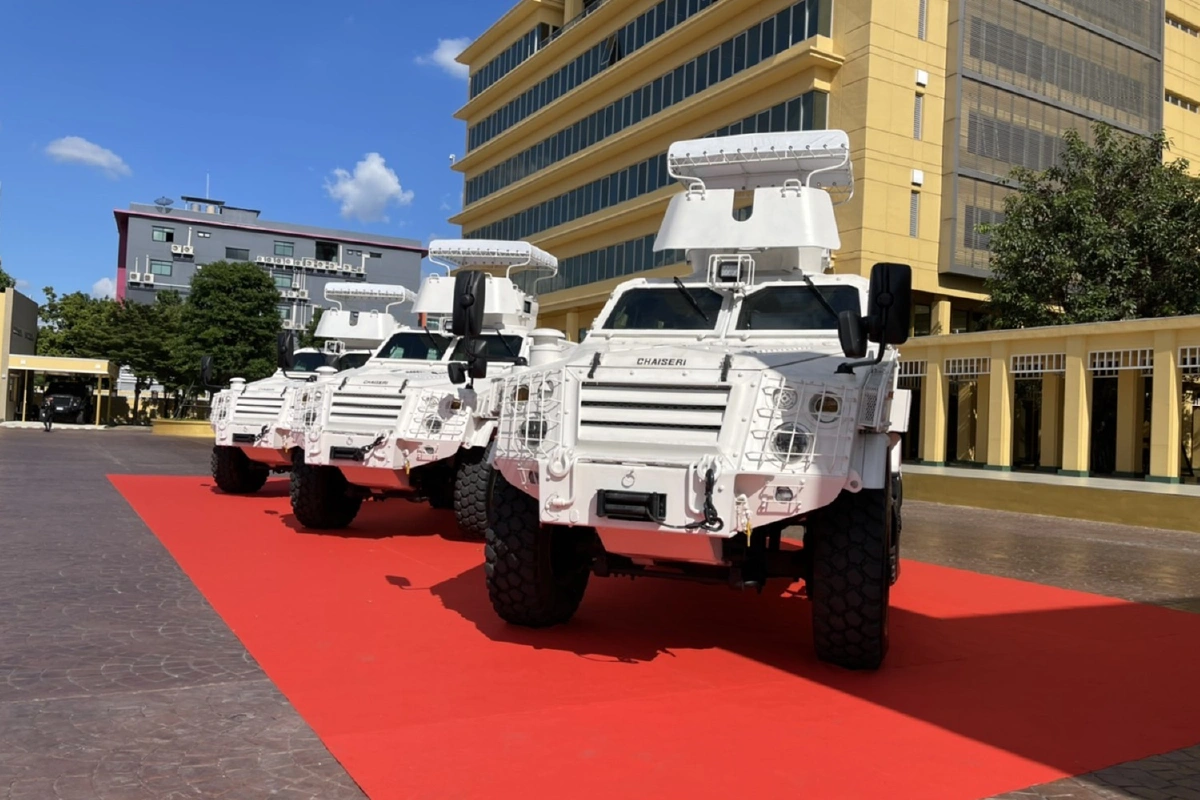 สทป.ส่งมอบยานเกราะล้อยางแบบ4x4ให้ภูฏาน