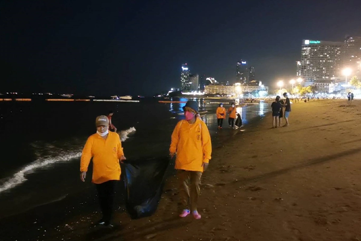 เมืองพัทยาเก็บเรียบ!ไร้กระทงเกลื่อนชายหาด