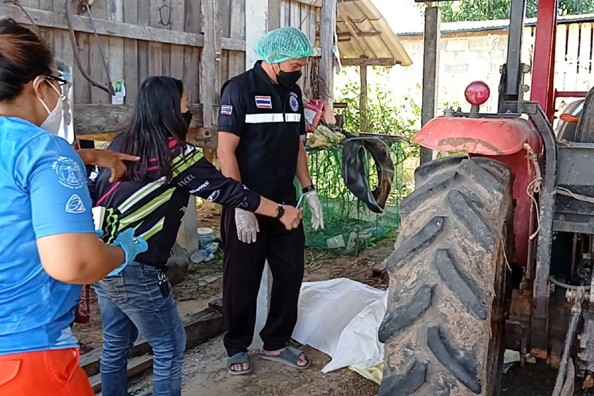 ชายวัย62ซ่อมรถไถไม้ค้ำล้มเหล็กคานใบมีดทับดับ