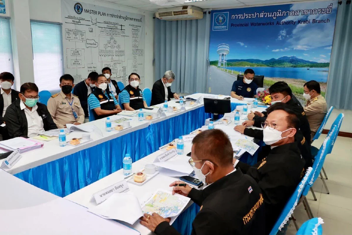 มท.2 สั่งการเตรียมพร้อมเพิ่มกำลังผลิตน้ำประปา รองรับท่องเที่ยวไฮซีซั่นภาคใต้