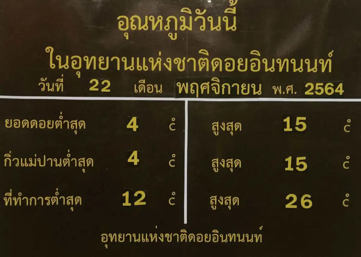 ยอดดอยอินทนนท์อุณหภูมิต่ำสุด4องศา เกิด"เหมยขาบ"อวดโฉมให้ได้ชม