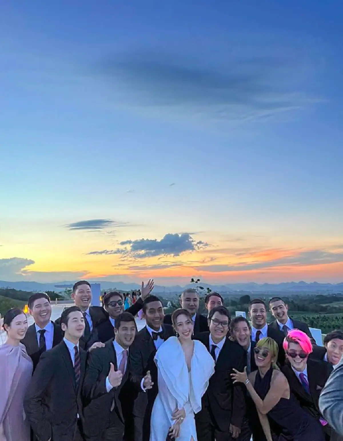 “นาฑี เก็ตสึโนวา" จูงมือ "อิงฟ้า" เข้าพิธีแต่งงาน แบบเรียบง่ายแต่อบอุ่นมาก