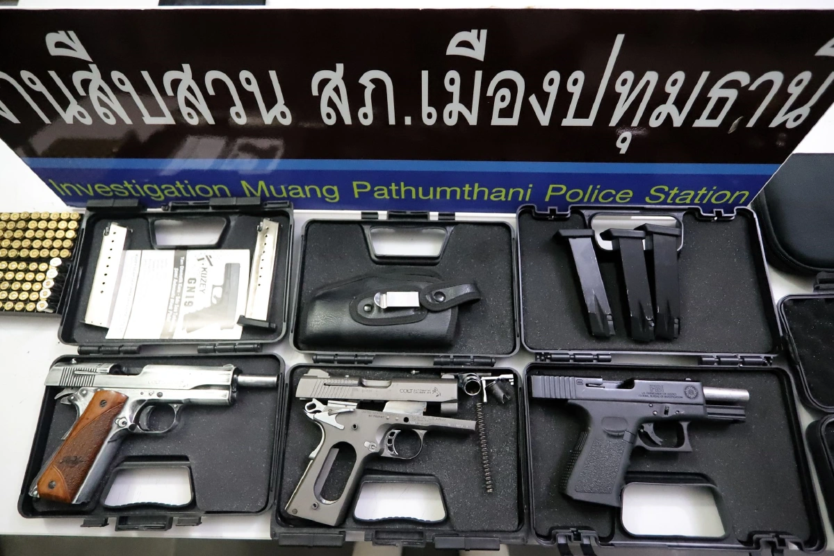 ตำรวจภาค1ลุยจับปืนเถื่อนป้องปรามเหตุสะเทือนขวัญ