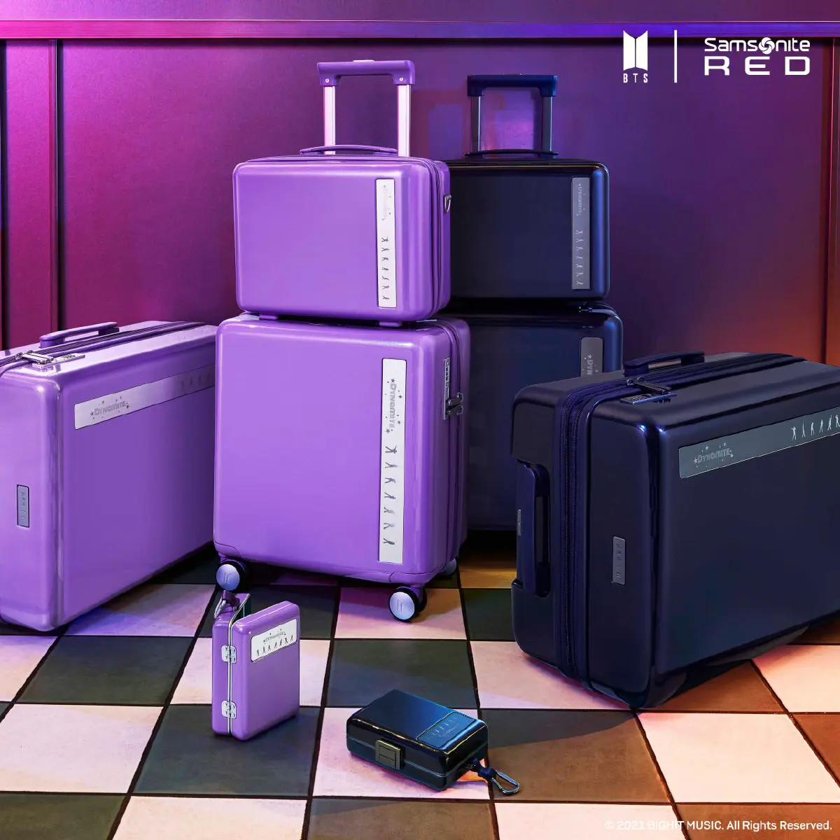 คอลเลคชั่นใหม่ : BTS X Samsonite Red แรงบันดาลใจจากเพลง Dynamite