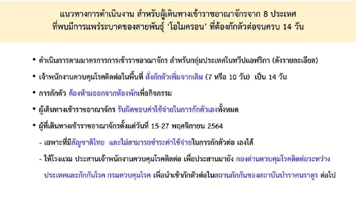 ศบค.ประกาศตามตัว 252 คนมาจาก 8 ประเทศแอฟริกาตรวจหาเชื้อด่วน!
