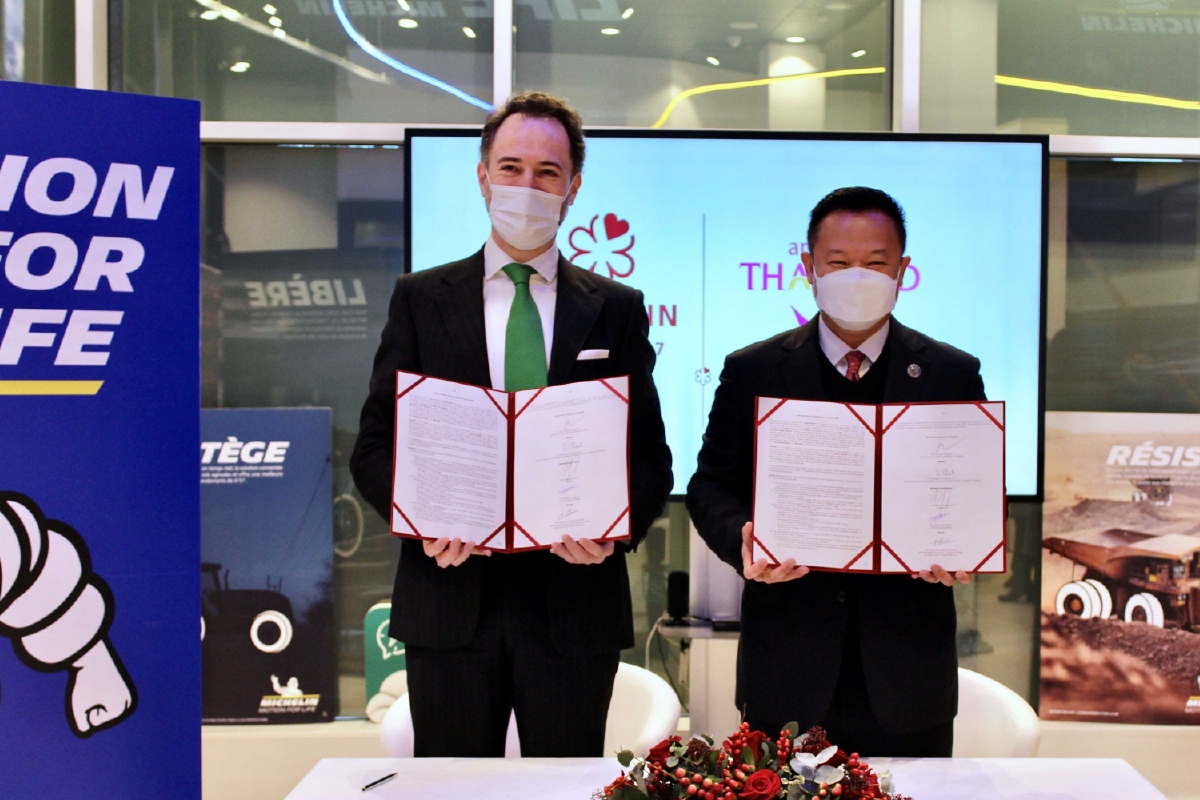มิชลิน ไกด์ ขยายร่วมมือททท. ต่ออีก 5 ปี เดินกลยุทธ์โปรโมทท่องเที่ยว-อาหารไทย มิชลิน ไกด์ ขยายร่วมมือททท. ต่ออีก 5 ปี เดินกลยุทธ์โปรโมทท่องเที่ยว-อาหารไทย