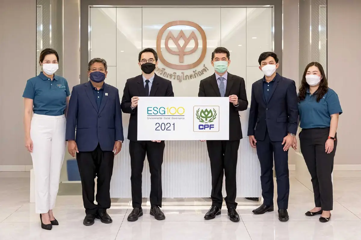 ซีพีเอฟ ติดอันดับบริษัทกลุ่มหลักทรัพย์ “ESG 100” เป็นปีที่ 5
