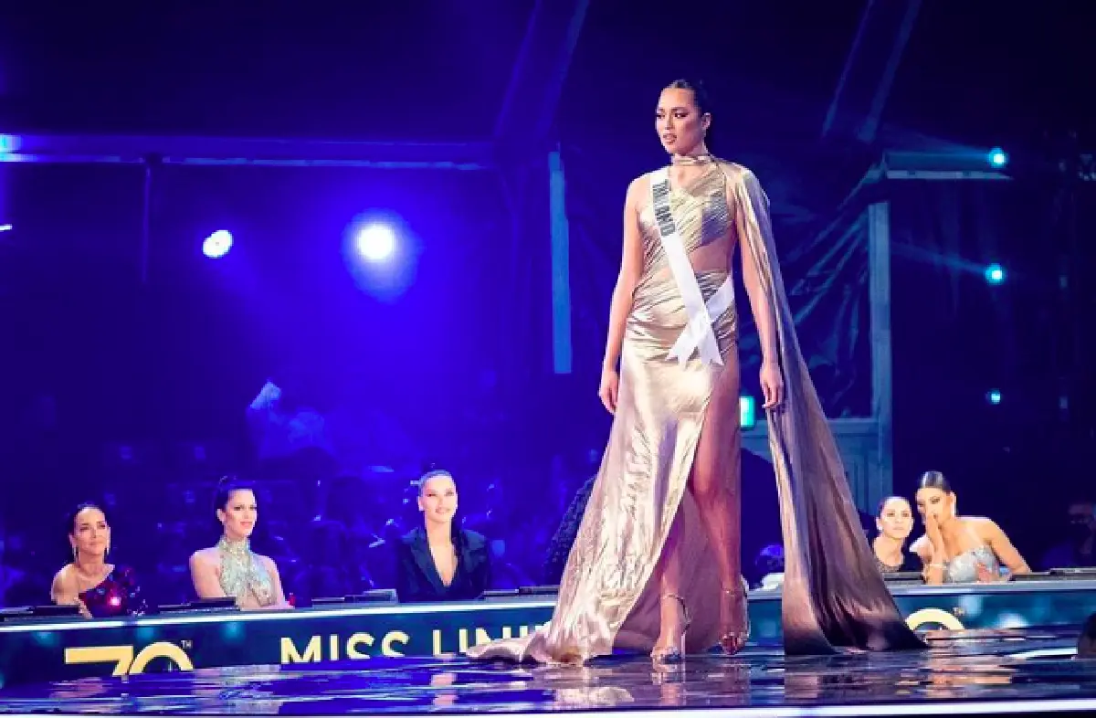 "แอนชิลี" ปังทุกชุด! เน้นเรียลไซส์ทุกโชว์ บนเวที Miss Universe 2021 รอบพรีลิม