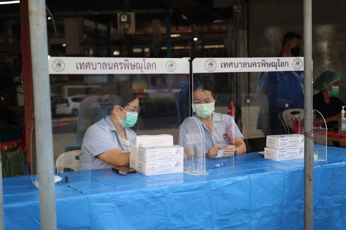 พิษณุโลกพบคลัสเตอร์โควิดตลาดสดโคกมะตูม