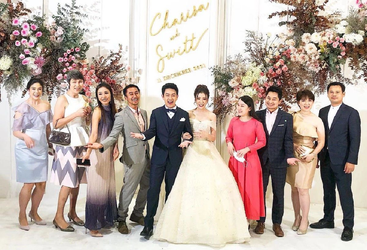 พี่น้องผู้ประกาศข่าวช่อง 7HD ร่วมยินดี “กาย สวิตต์” วิวาห์หวาน