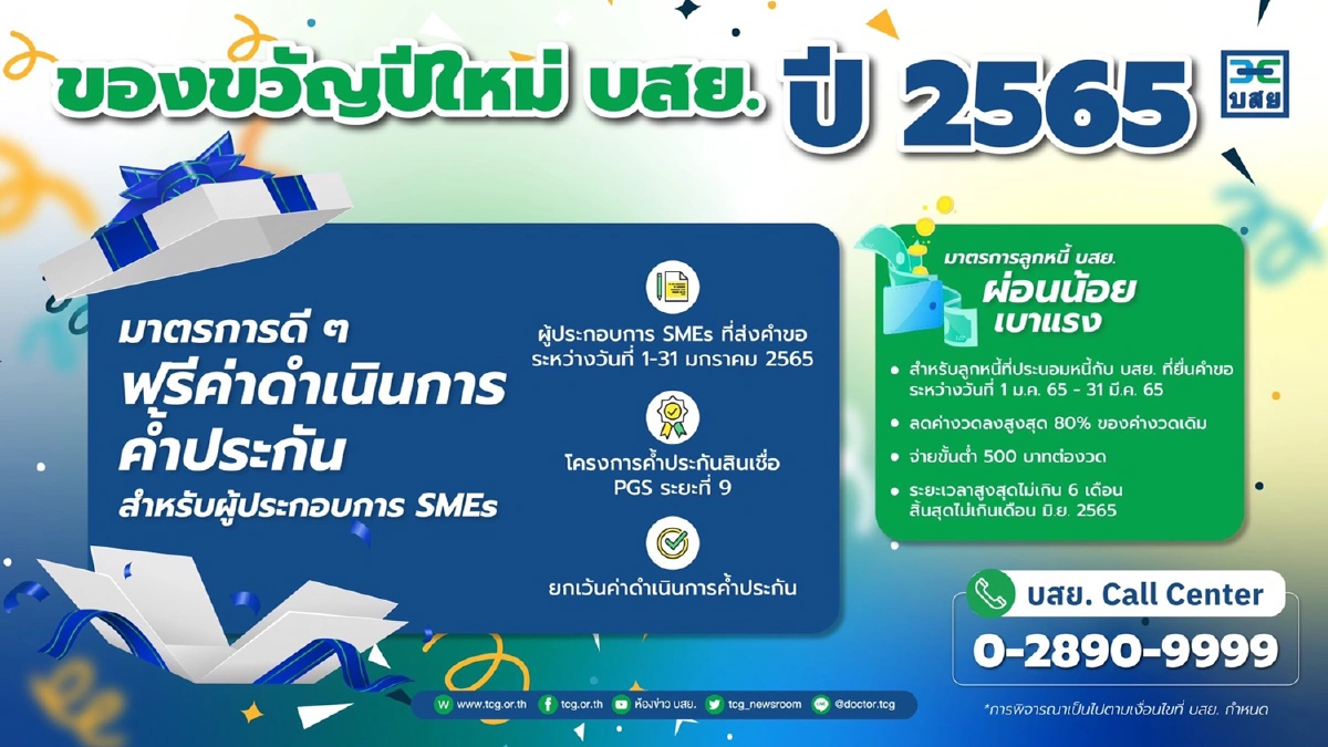 เปิดรวมมิตรมาตรการของขวัญแบงก์รัฐ
