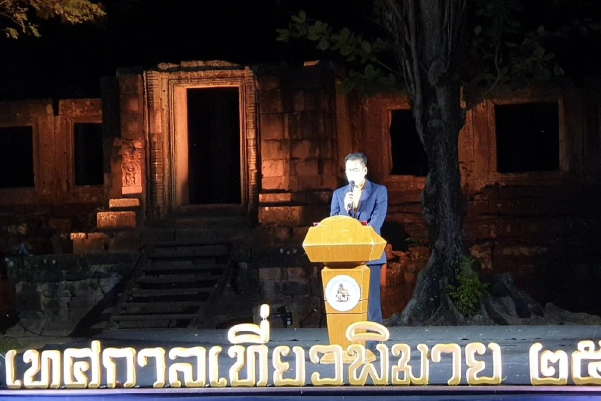 โคราชเปิดงานเทศกาลเที่ยวพิมายปี64 การแสดงแสง สี เสียง สื่อผสมยิ่งใหญ่