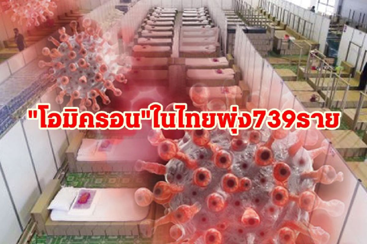 สธ.อัพเดต ยอด"โอมิครอน" ทะลุ 739 ราย เจอในประเทศ 251 ราย สธ.อัพเดต ยอด"โอมิครอน" ทะลุ 739 ราย เจอในประเทศ 251 ราย