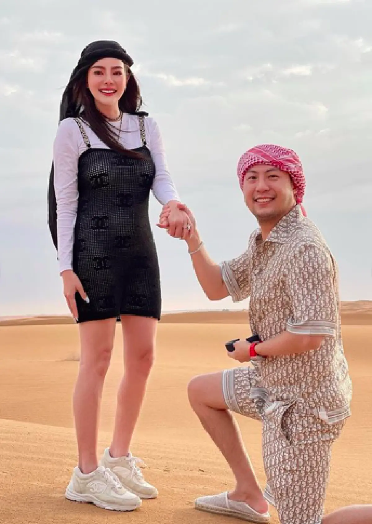 "ดิว อริสรา" เล่าโมเมนต์แฟนหนุ่ม "เซบาสเตียน" คุกเข่าขอแต่งงาน