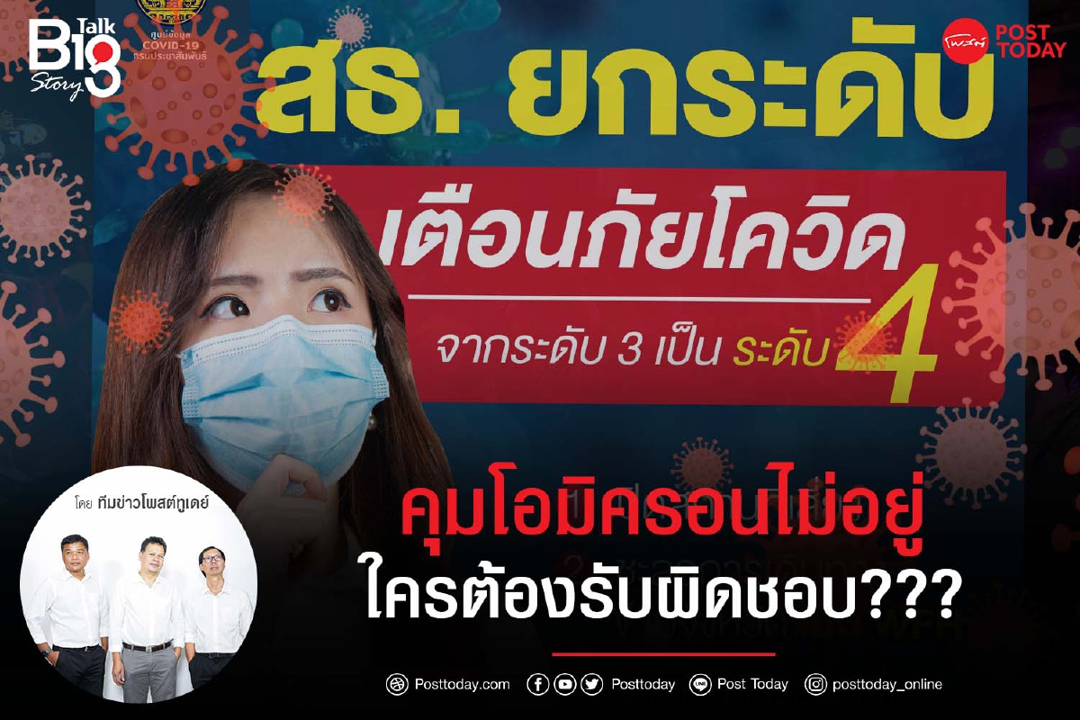 คุมโอมิครอนไม่อยู่ใครต้องรับผิดชอบ??? คุมโอมิครอนไม่อยู่ใครต้องรับผิดชอบ???