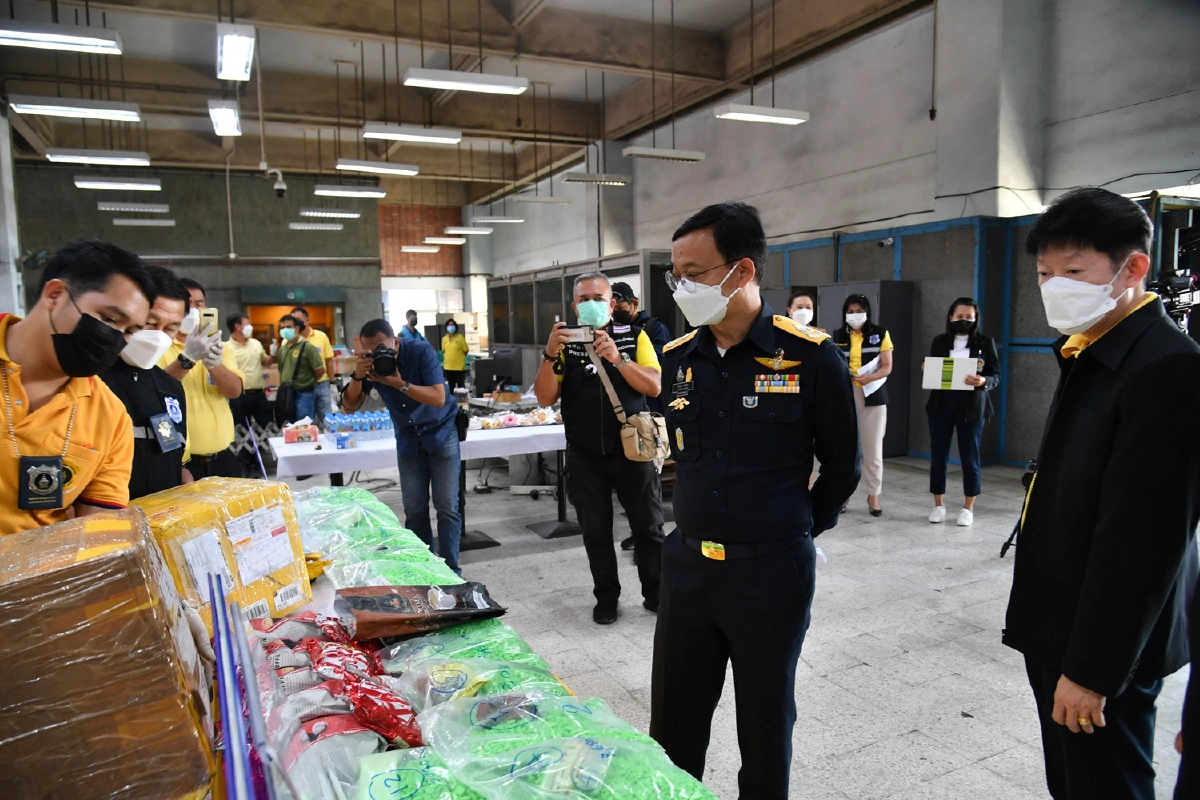 กรมศุลกากรตรวจยึดยาอี นำเข้ามาจากเยอรมนี มูลค่ากว่า 50 ล้านบาท