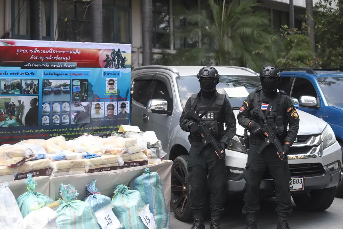 ตร.ภูธรภาค1จับยาบ้าบิ๊กล็อตกว่า5.3ล้านเม็ดไอซ์39กก.