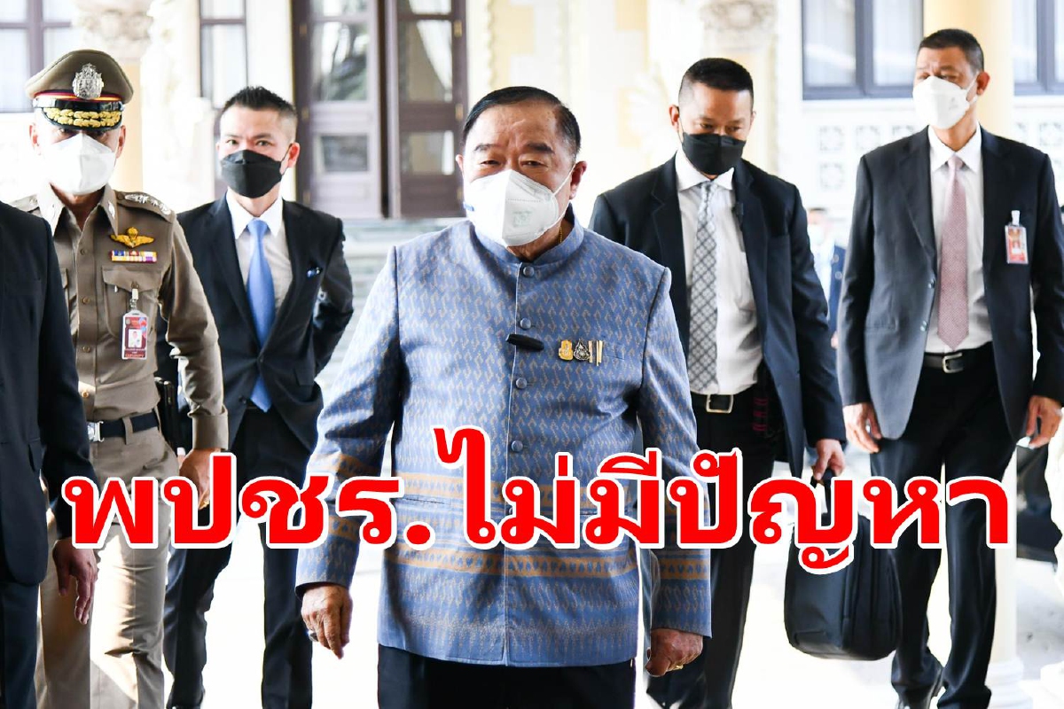 "ประวิตร"ลั่นพปชร.ไร้ปัญหา ยืนยันเป็นหัวหน้าพรรคต่อไป "ประวิตร"ลั่นพปชร.ไร้ปัญหา ยืนยันเป็นหัวหน้าพรรคต่อไป
