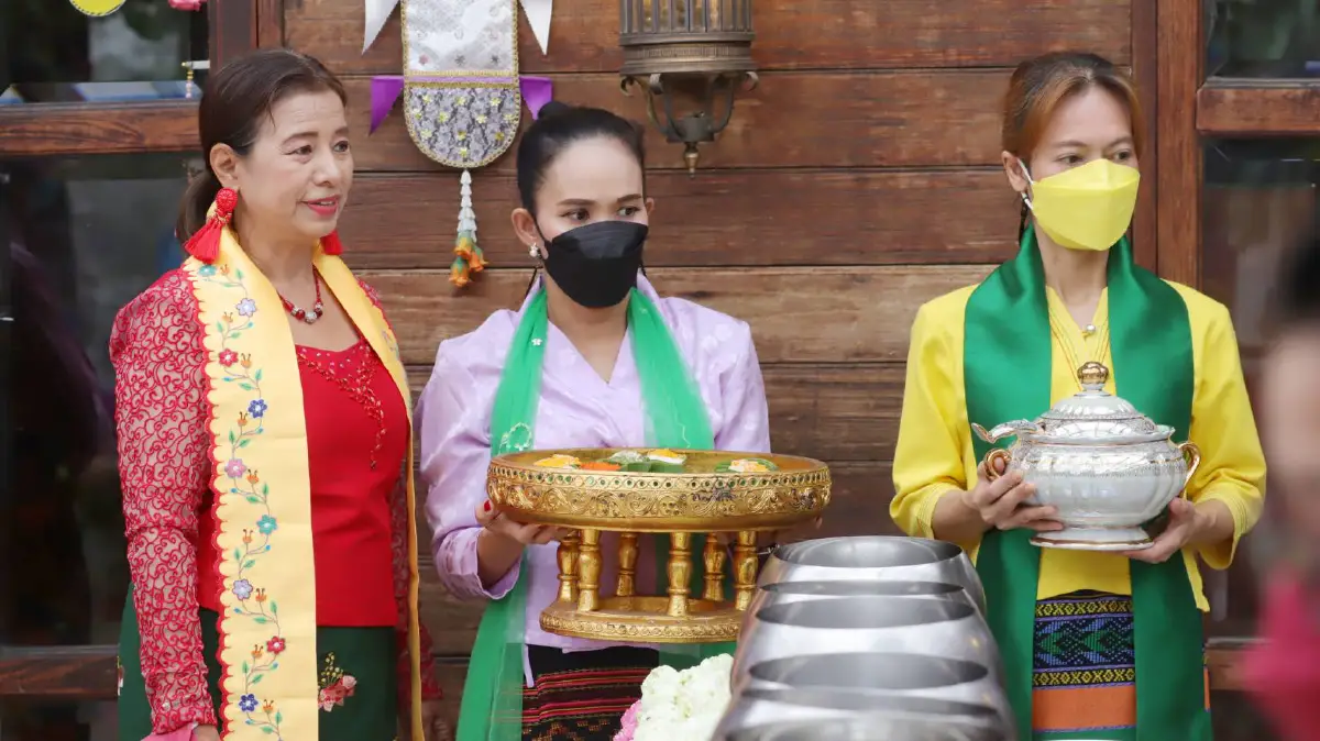 ถือฤกษ์วันวาเลนไทน์จัดแต่งงานแบบมอญให้คู่รักชาวรามัญ