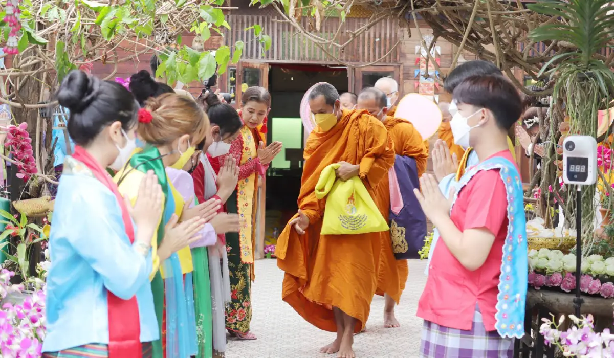 ถือฤกษ์วันวาเลนไทน์จัดแต่งงานแบบมอญให้คู่รักชาวรามัญ