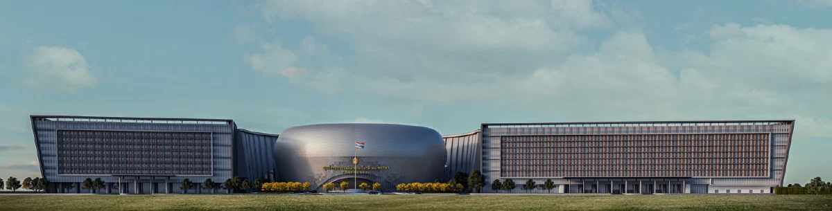 DAD ลงนามสัญญาจ้าง ซินเท็ค คอนสตรัคชั่น ก่อสร้างกลุ่มอาคารด้านทิศใต้ ศูนย์ราชการเฉลิมพระเกียรติฯ โซนซี มูลค่า 3,964 ลบ. คาดก่อสร้างแล้วเสร็จปี 2566