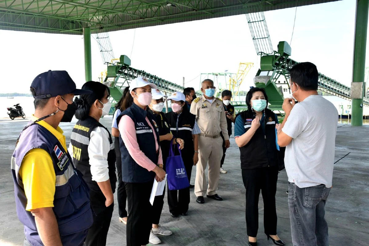 5 เสือแรงงาน บูรณาการหน่วยงานความมั่นคง ตรวจตามแผนปฏิบัติการป้องกันการบังคับใช้แรงงานหรือบริการ และการค้ามนุษย์ด้านแรงงาน จ.สมุทรสงคราม 