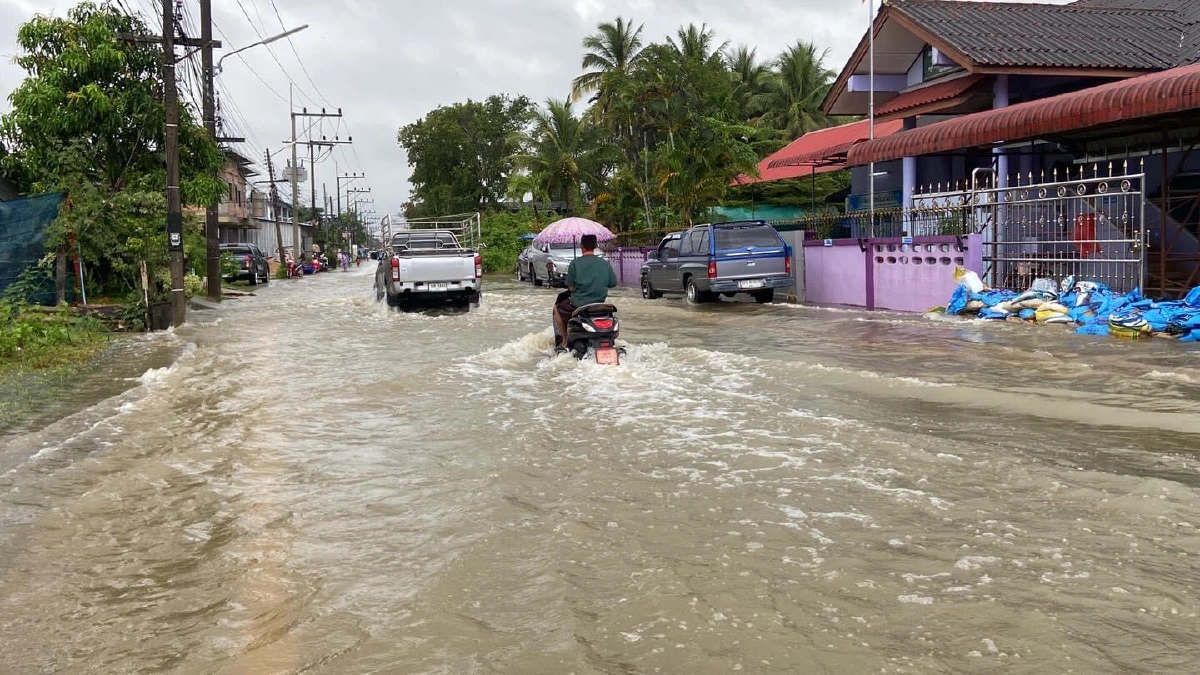 ยะลาเจอฤทธิ์ฝนตกหนักน้ำท่วมหลายอำเภอ2,804ครอบครัวเดือดร้อน
