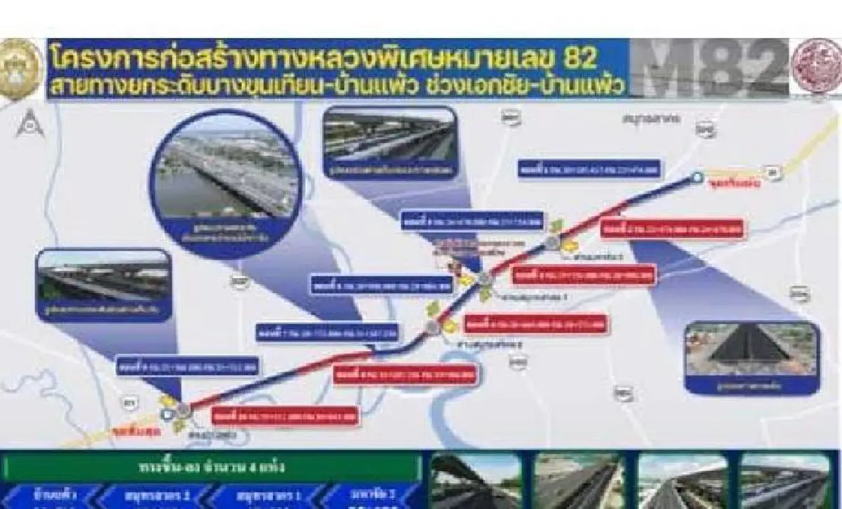 "ศักดิ์สยาม" ลงพื้นที่ "พระราม 2" ติดตามงาน 2 โปรเจกต์ แก้ปัญหาจราจร