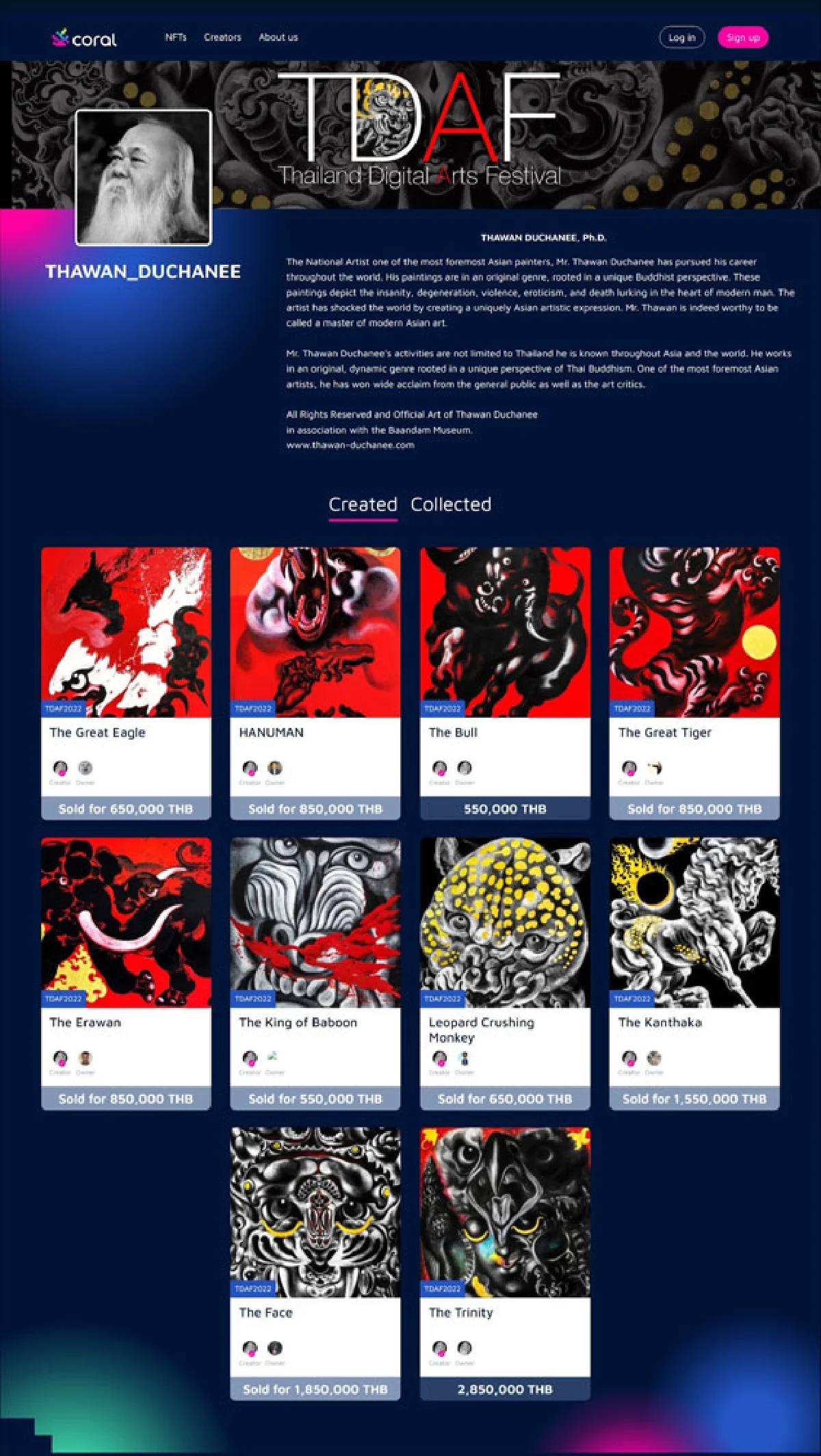 งาน Thailand Digital Arts Festival 2022 สร้างปรากฎการณ์นำศิลปินไทยประสบความสำเร็จ ตอกย้ำผู้นำตลาด NFT งานศิลปะดิจิทัลที่มาแรงมากที่สุดตอนนี้