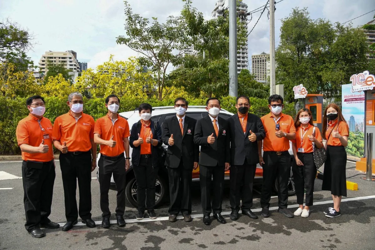 MEA จับมือ กทม. เปิดให้บริการสถานีอัดประจุไฟฟ้า EV Charging Station ที่ สวนเบญจกิติ