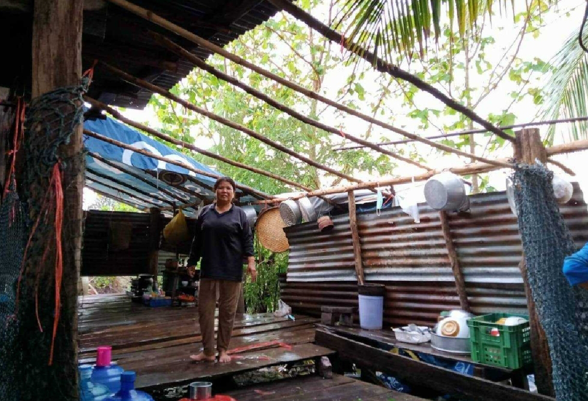 พายุพัดถล่มชัยภูมิศูนย์กักตัวคนติดเชื้อโควิดเสียหายหนัก