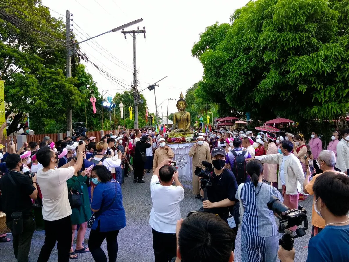 "สันกำแพง"จัดยิ่งใหญ่งานฟื้นฟูวัฒนธรรมกลุ่มชาติพันธุ์ชาวไต(ไท)