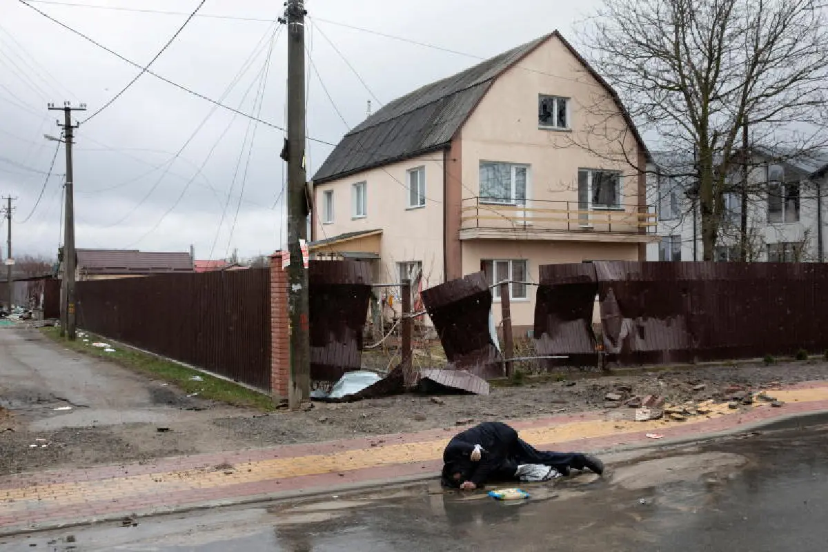 ท้องถนนที่มีแต่ศพ ภาพการสังหารหมู่ที่ยูเครน (คำเตือน - มีภาพผู้เสียชีวิต)