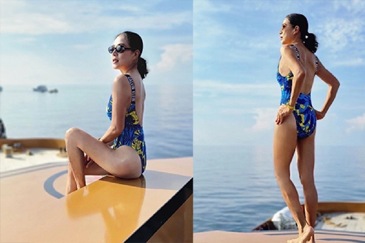 “กบ ปภัสรา” นุ่งบิกินี่โชว์หุ่นวัย 52 ที่ยังเป๊ะทุกสัดส่วนตั้งแต่หัวจรดเท้า 