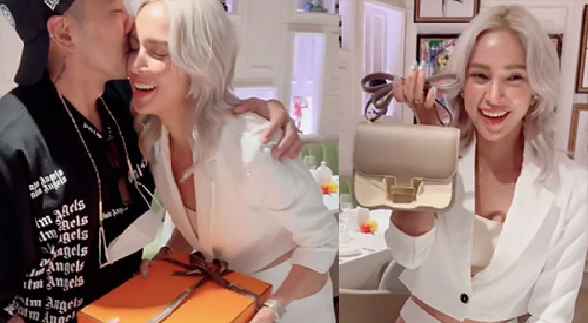 “อุ้ม ลักขณา ”ยิ้มแก้มปริ “บอล กฤษณะ” เซอร์ไพรส์วันเกิด ด้วยแอร์เมสกล่องใหญ่